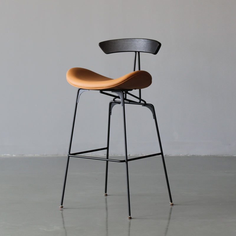 Chloe Leather Bar Stool