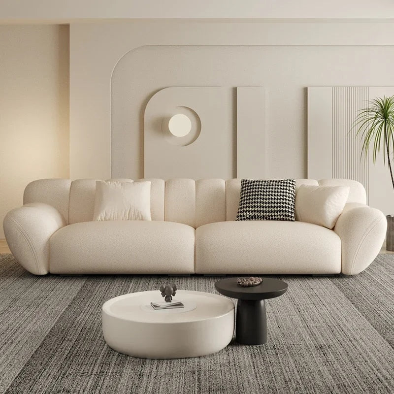 Eden Shell White Sofa