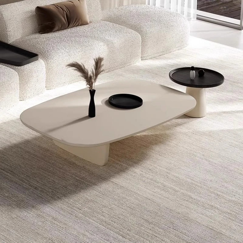 Olive White Coffee Table Set