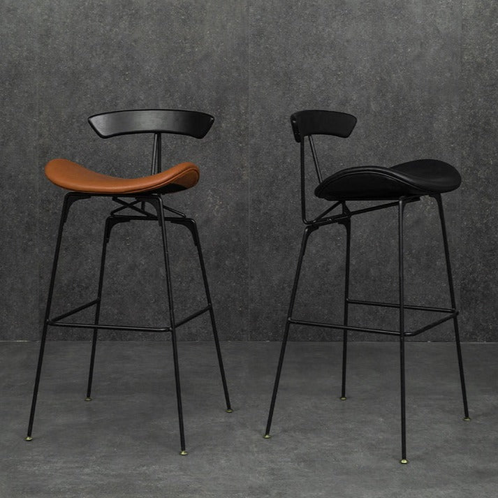 Chloe Leather Bar Stool