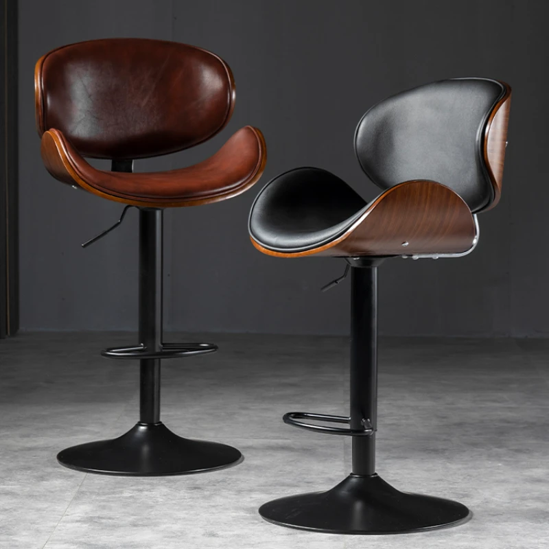 Daisy Leather Bar Stool