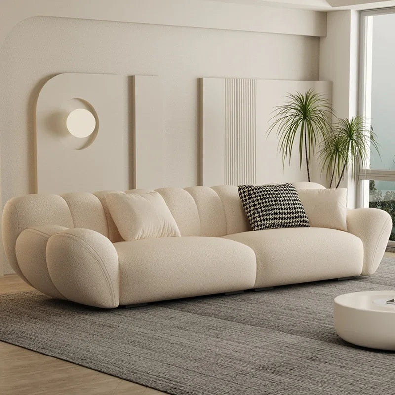 Eden Shell White Sofa