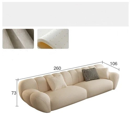 Eden Shell White Sofa