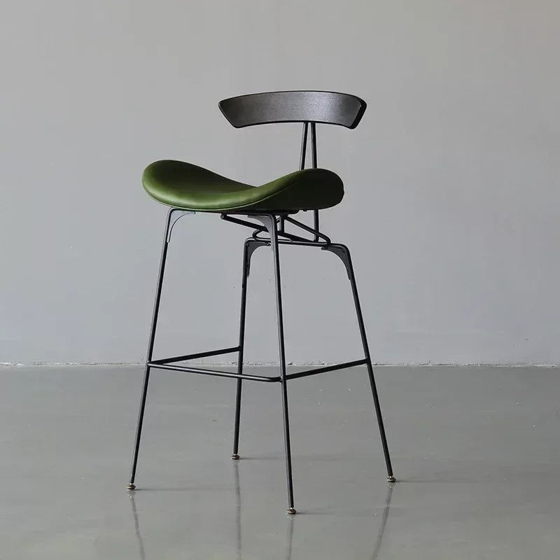 Chloe Leather Bar Stool