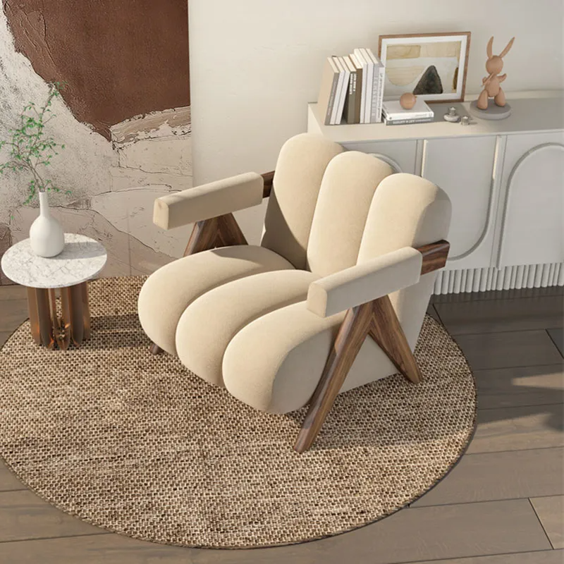 Blake White Accent Chair