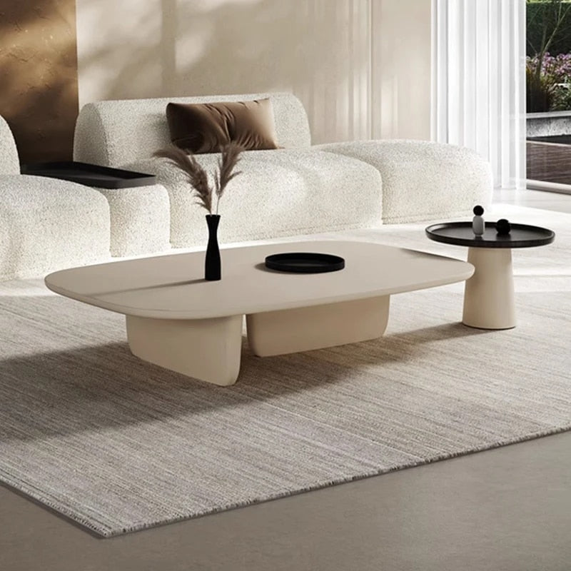 Olive White Coffee Table Set