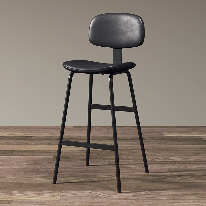 Ruby Leather Bar Stools