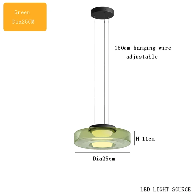 Delphine Glass Pendant Lamp