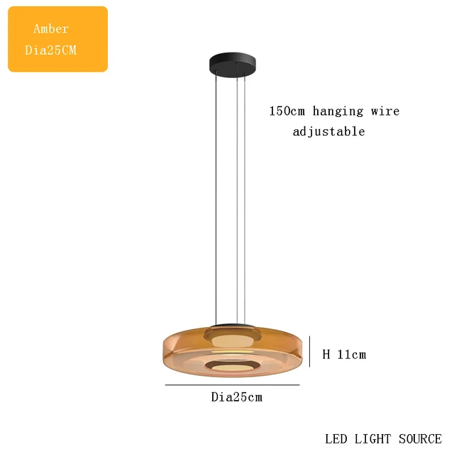 Delphine Glass Pendant Lamp