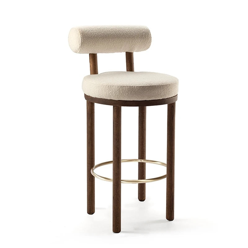 Aria Boucle Bar Stool