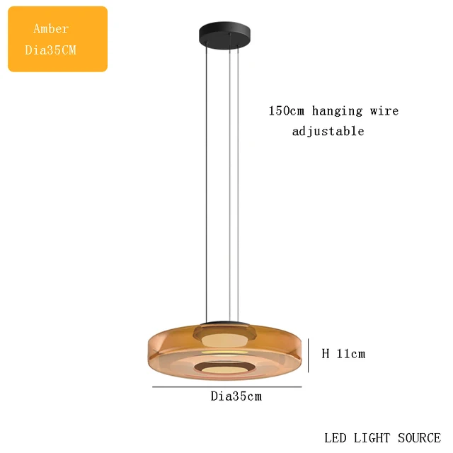 Delphine Glass Pendant Lamp