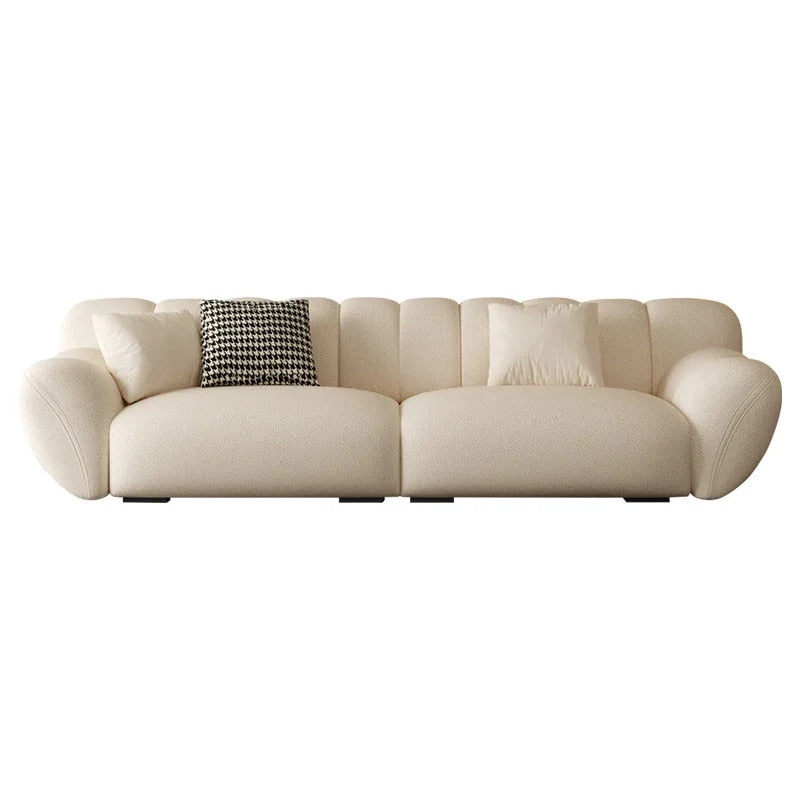 Eden Shell White Sofa