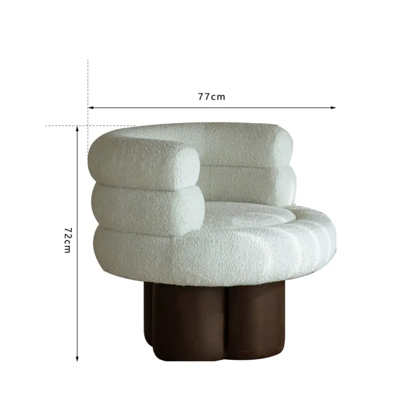 Yara Wool Lounge Chair