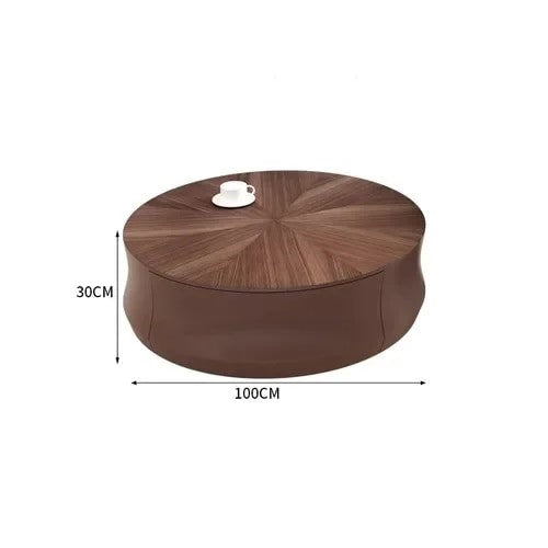 Bella Round Wooden Coffee Table Set