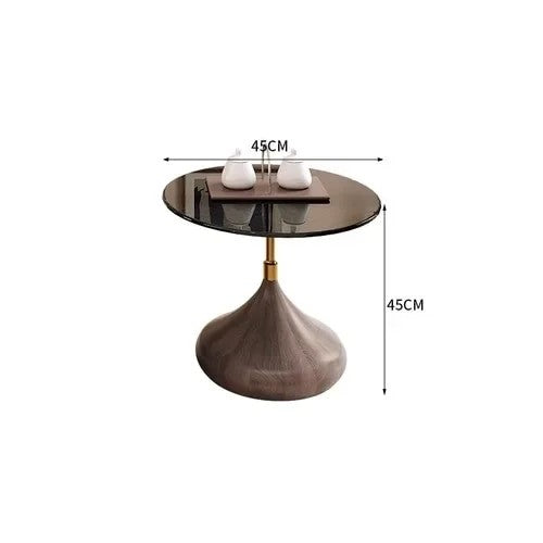 Bella Round Wooden Coffee Table Set