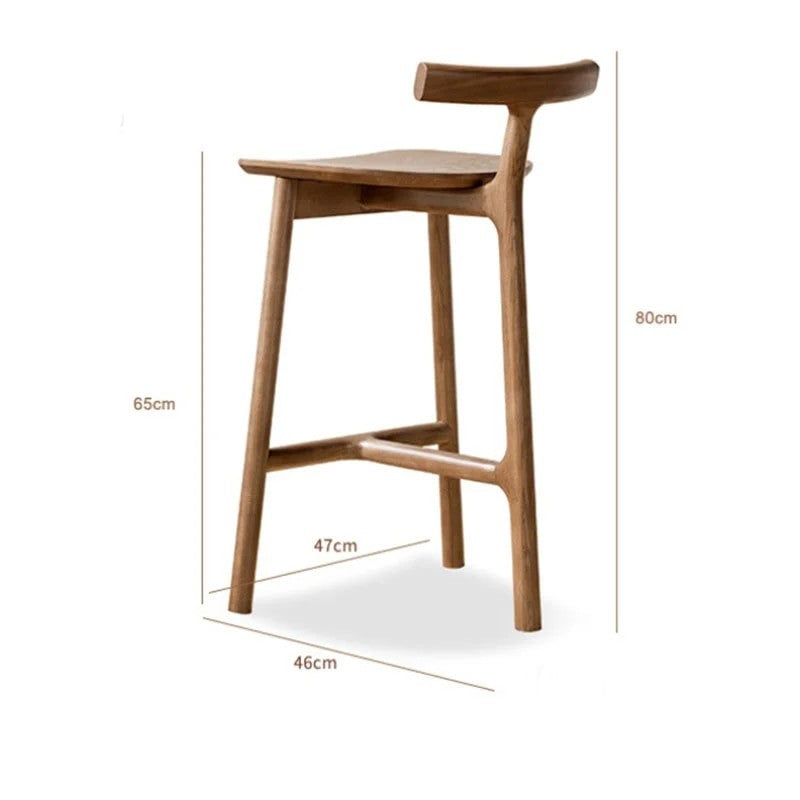 Ivy Wooden Bar Stool