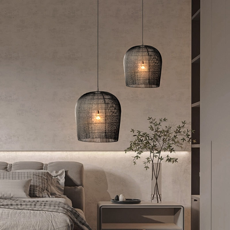 Seraphina Bamboo Cage Ceiling Light