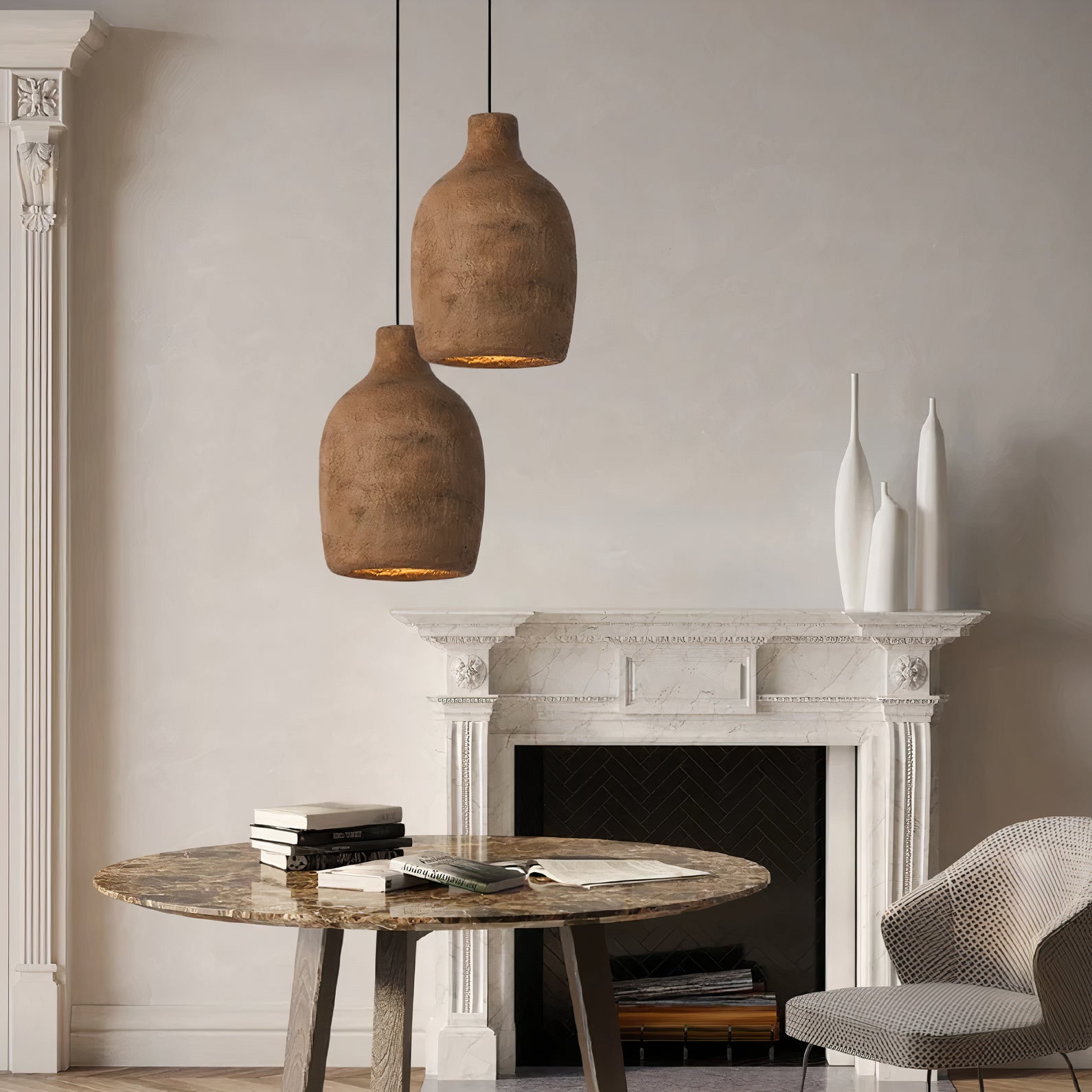 Elise Brown Pendant Light