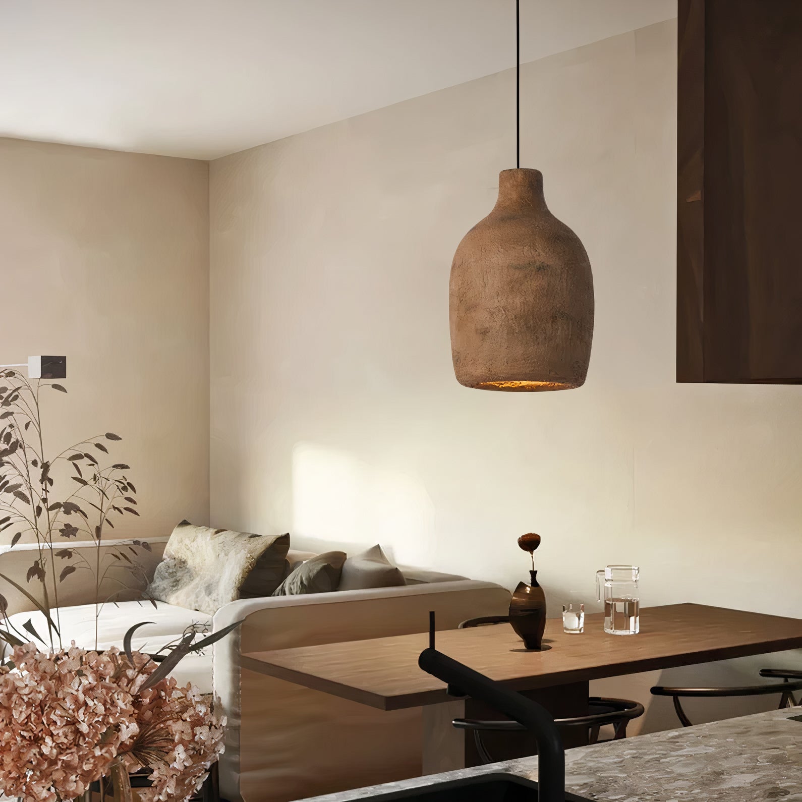 Elise Brown Pendant Light