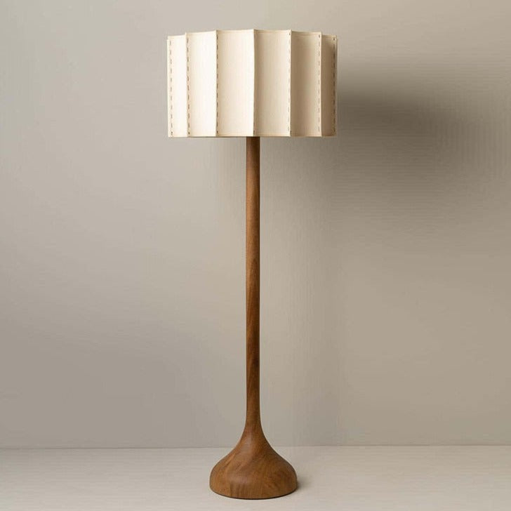 Elara Wooden Floor Lamp