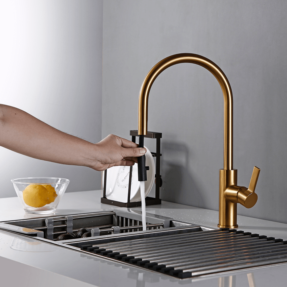 Aurora Single-Hole Kitchen Faucet