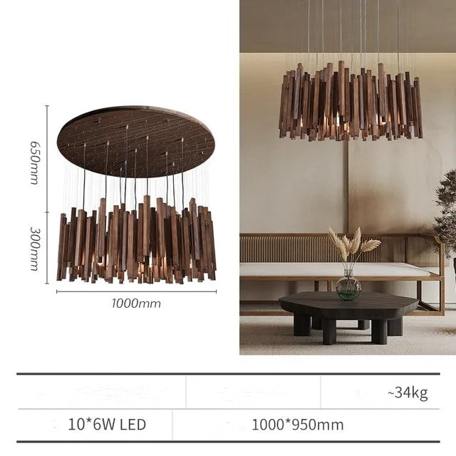 Rowan Wooden Ceiling Light