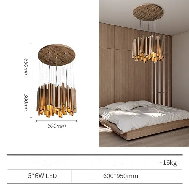 Rowan Wooden Ceiling Light