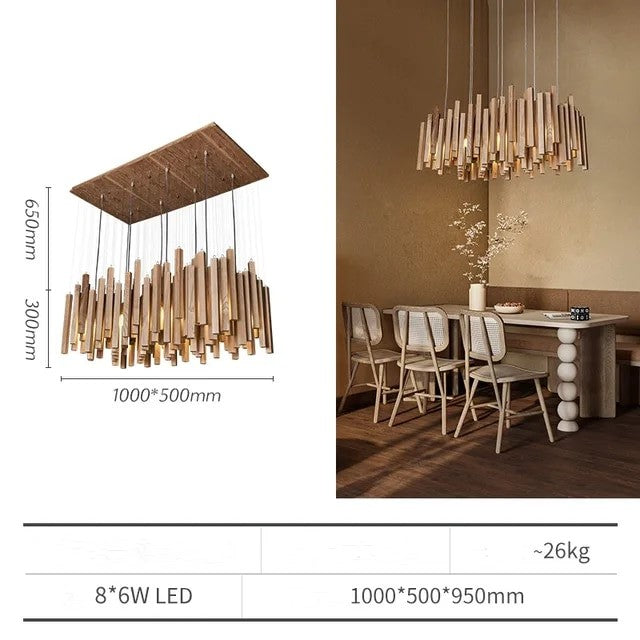 Rowan Wooden Ceiling Light