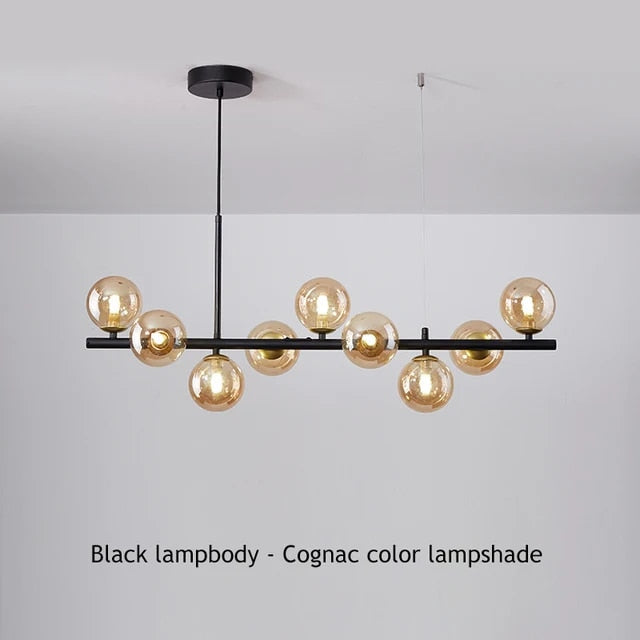 Luminara Glass Ball Ceiling Light