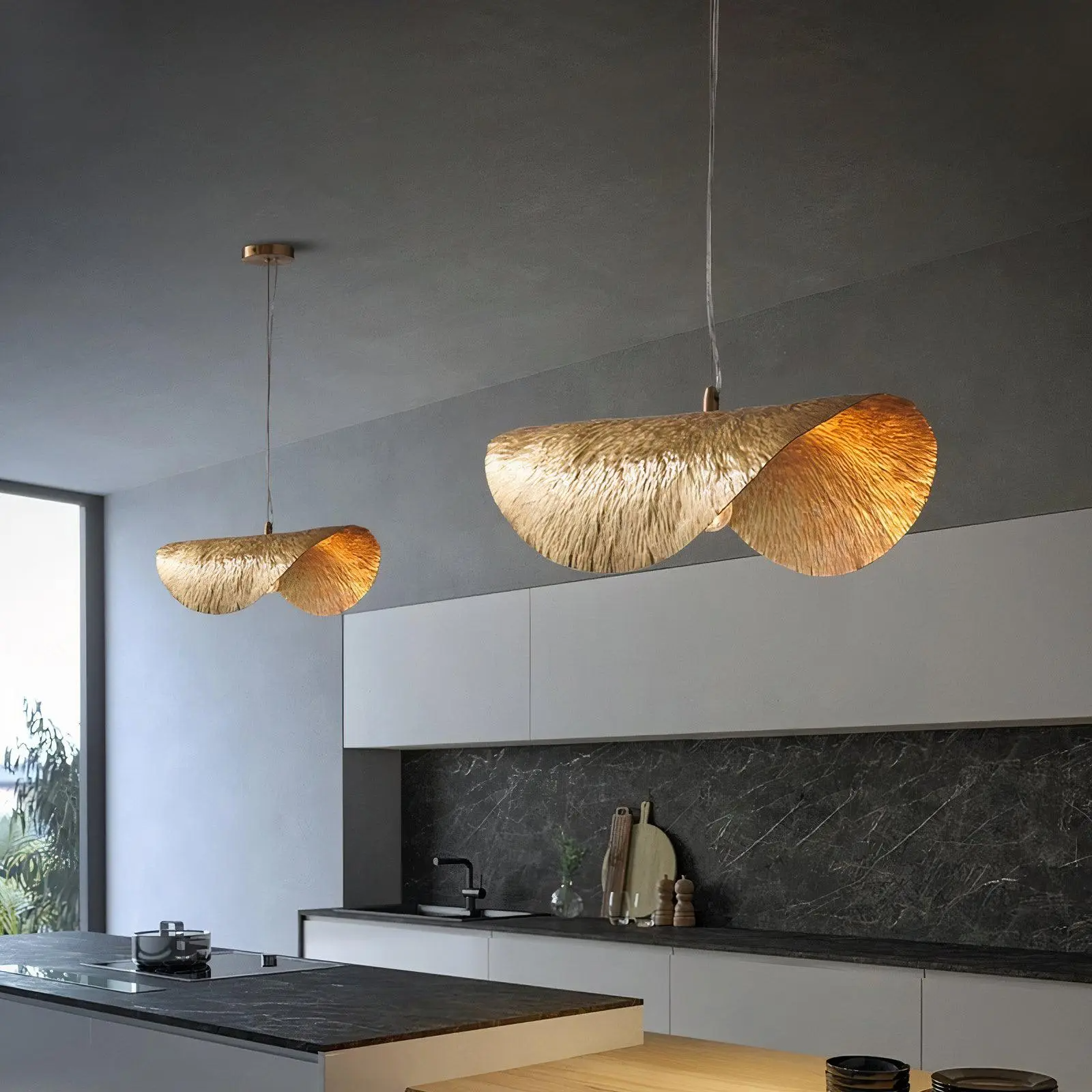 Liora Lotus Leaf Ceiling Light