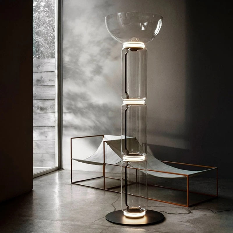 Ophelia Glass Floor Lamp