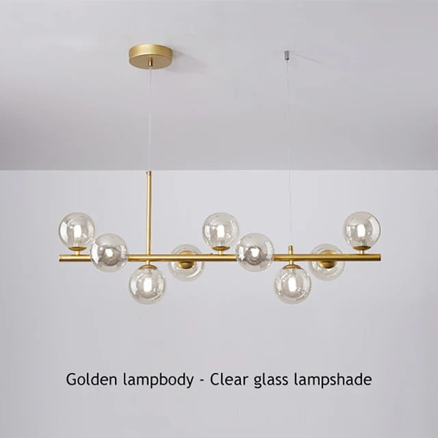 Luminara Glass Ball Ceiling Light