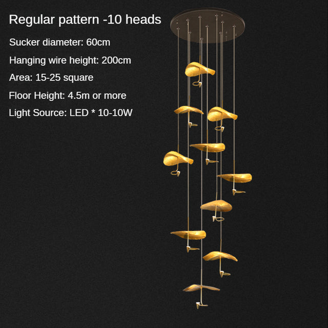 Nova Lotus Leaf Pendant Light