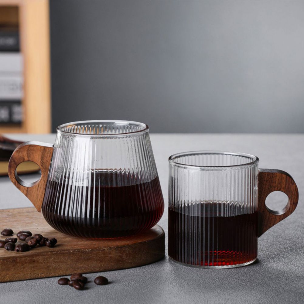 Lyra Glass Coffee Mug Set