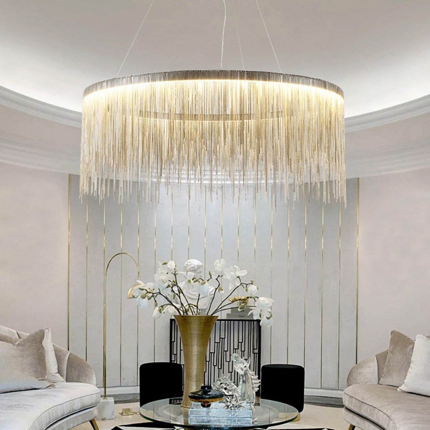 Elowen Chain Tassel Chandelier