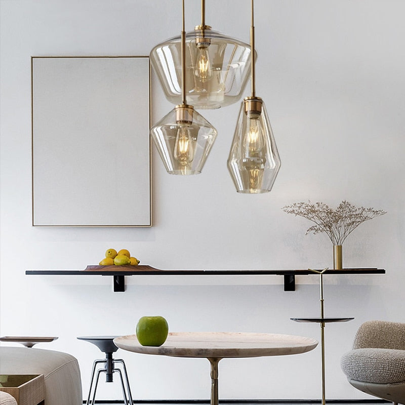 Seraphina Sculptural Glass Pendant Light