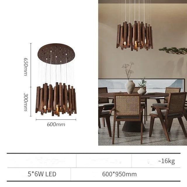 Rowan Wooden Ceiling Light