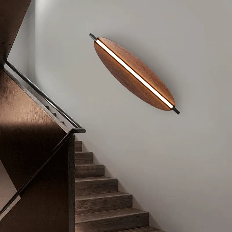 Aurielle Long Strip Wooden Wall Light