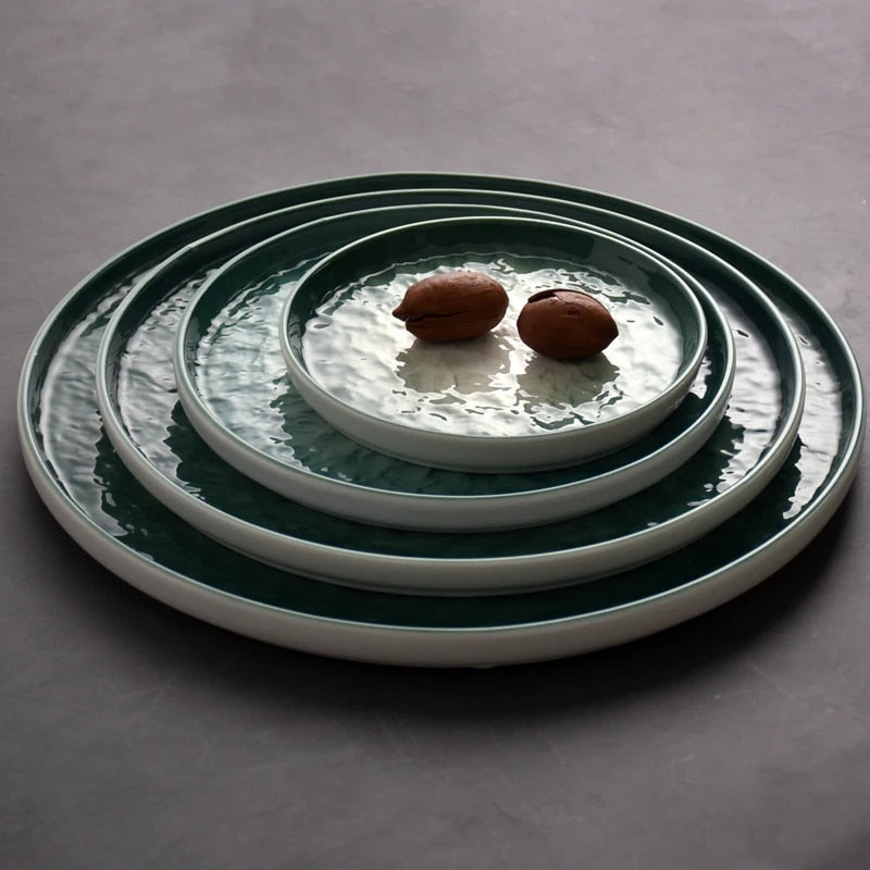 Aurielle Emerald Gradient Tableware Plate