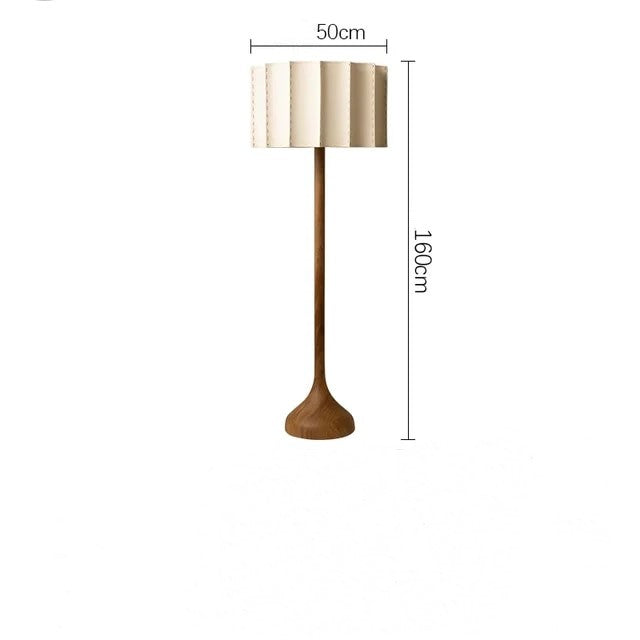 Elara Wooden Floor Lamp