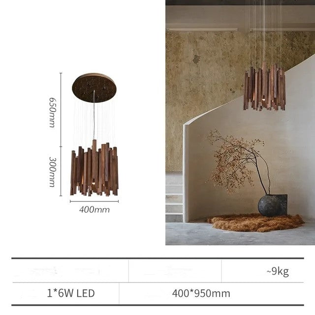 Rowan Wooden Ceiling Light