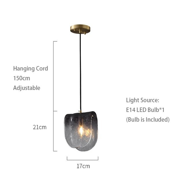 Ophelia Gradient Glass Pendant Light